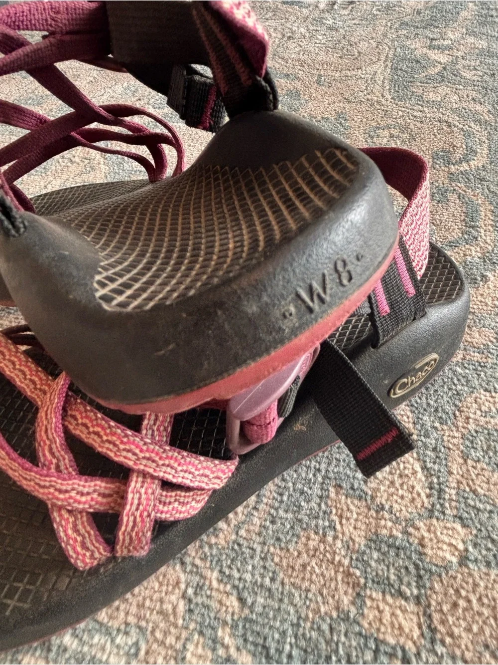 Chaco Women's Sandals in Mauve and Black